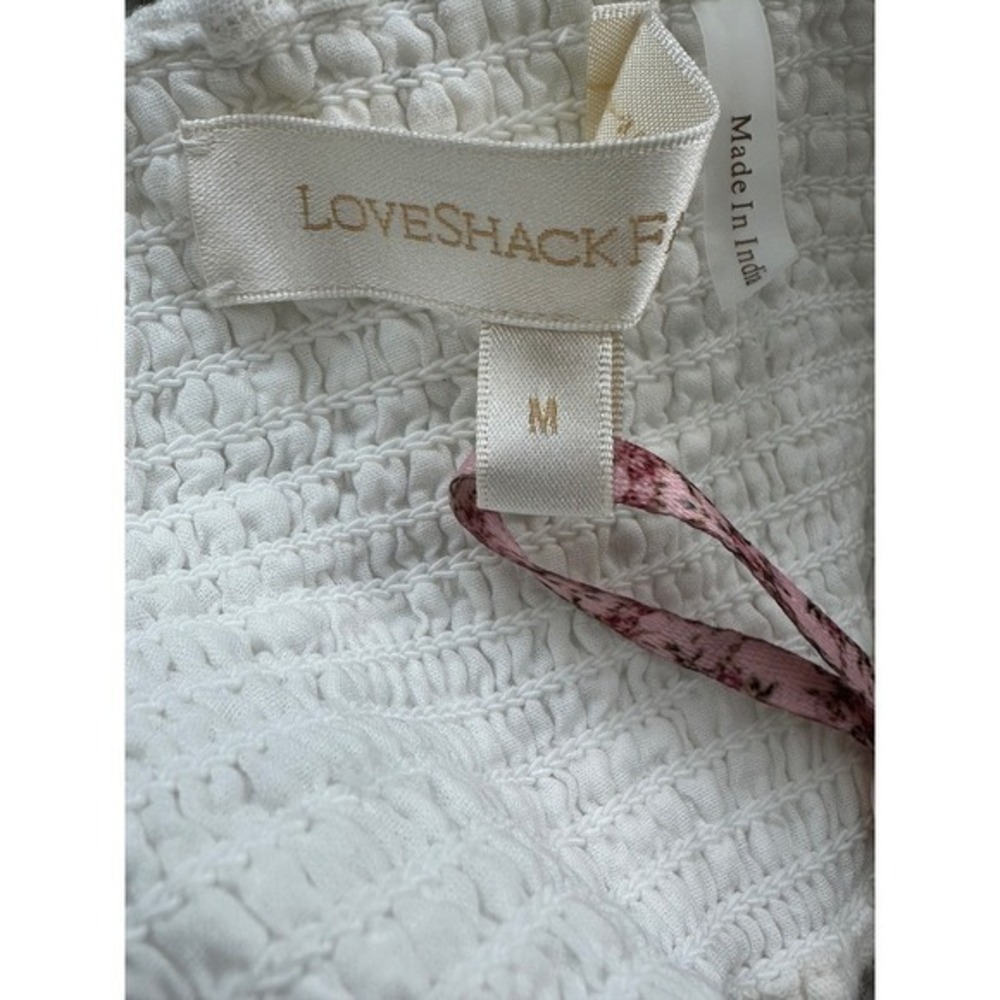 LoveShackFancy Kesiaâ Floral Halter Blue Dress Medium Summer Beach Resort NWT - Picture 7 of 8